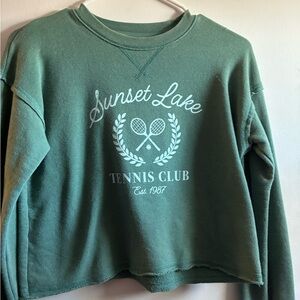 Green Kids SO Sweater size 10/12